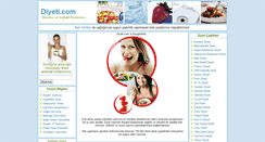 Desktop Screenshot of diyeti.com